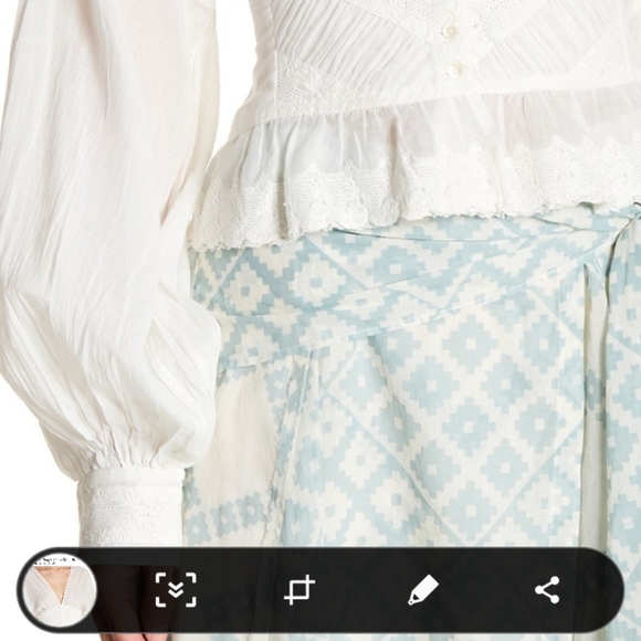 $190_Free People True Color Button Blouse S - Picture 4 of 5